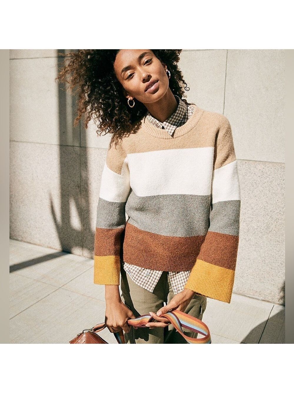 Madewell Andria Pullover Sweater in Coziest Yarn - Size XS